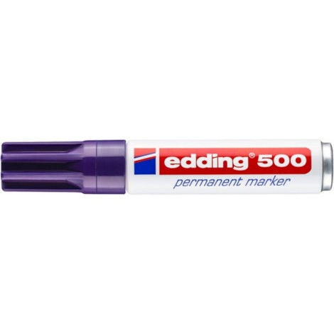Marker permanentny e-500 EDDING, 2-7mm, fioletowy