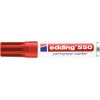 Marker permanentny e-550 EDDING, 3-4 mm, czerwony