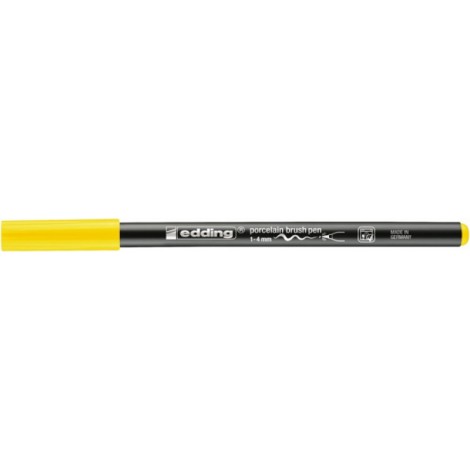 Pisak do porcelany e-4200 EDDING, 1-4mm, żółty