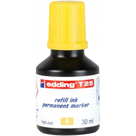 Tusz do uzupełniania markerów permanentnych e-t25 EDDING, żółty