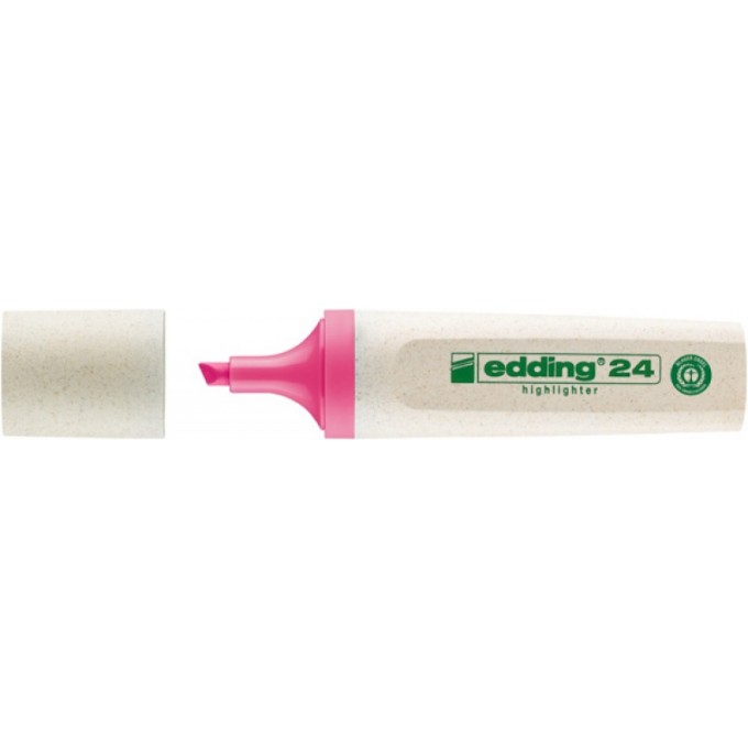 Zakreślacz e-24 EDDING ecoline, 2-5mm, różowy