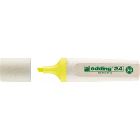 Zakreślacz e-24 EDDING ecoline, 2-5mm, żółty