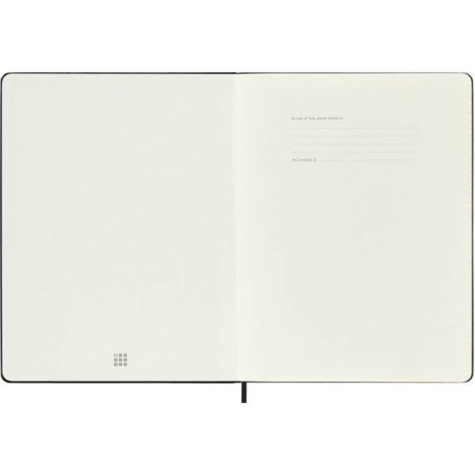 Notes MOLESKINE Classic XL (19x25cm) w linie, twarda oprawa, 192 strony, czarny