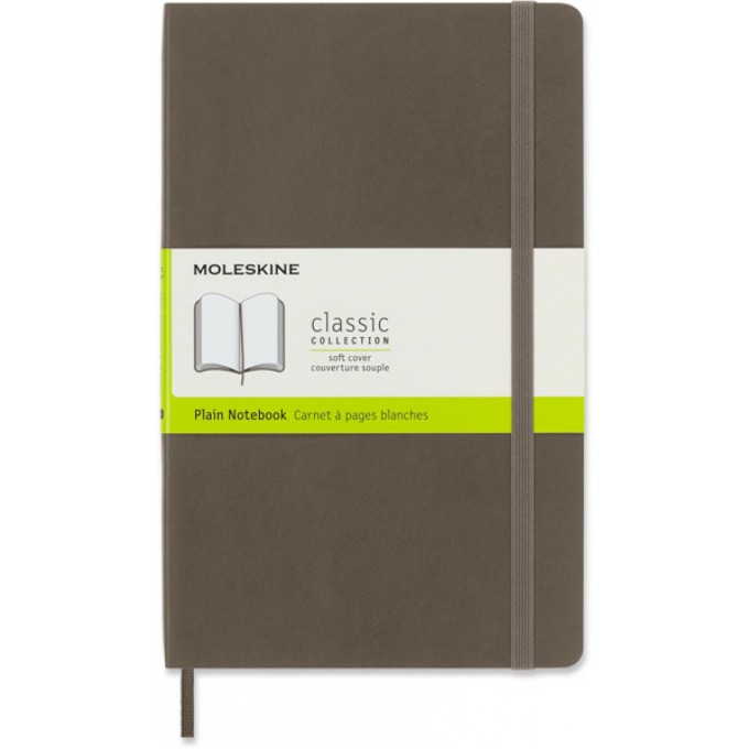 Notes MOLESKINE L (13x21 cm) gładki, miękka oprawa, earth brown, 192 strony, brązowy