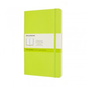 Notes MOLESKINE Classic L (13x21 cm) gładki, miękka oprawa, lemon green, 240 stron, zielony