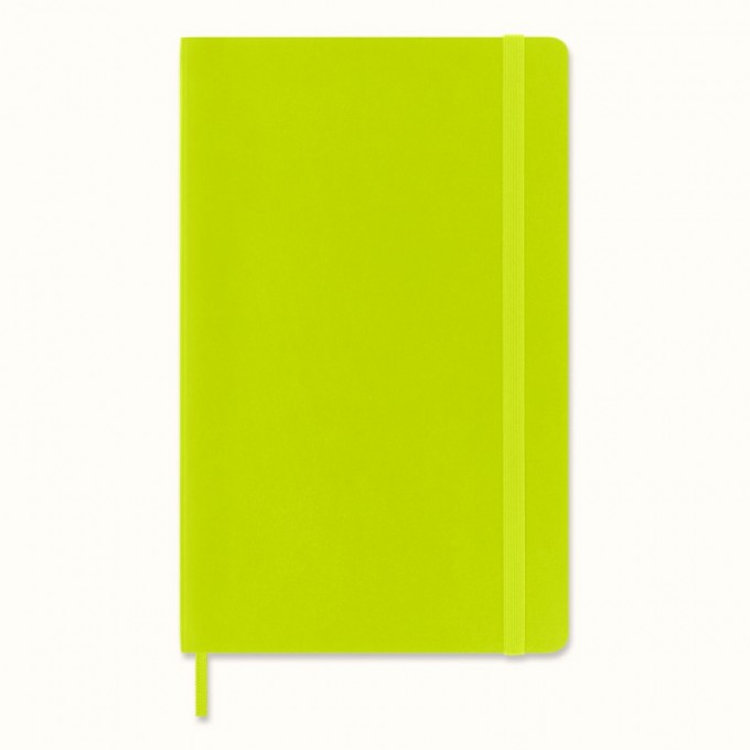 Notes MOLESKINE Classic L (13x21 cm) gładki, miękka oprawa, lemon green, 240 stron, zielony