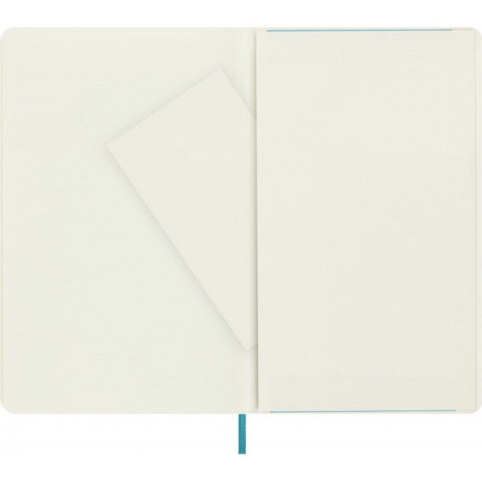 Notes MOLESKINE L (13x21 cm) gładki, miękka oprawa, reef blue, 192 strony, niebieski