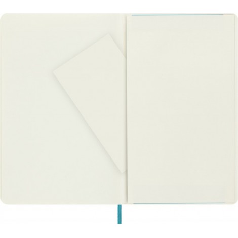 Notes MOLESKINE L (13x21 cm) gładki, miękka oprawa, reef blue, 192 strony, niebieski
