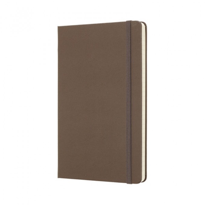 Notes MOLESKINE Classic L (13x21 cm) w linie, twarda oprawa, earth brown, 240 stron, brązowy