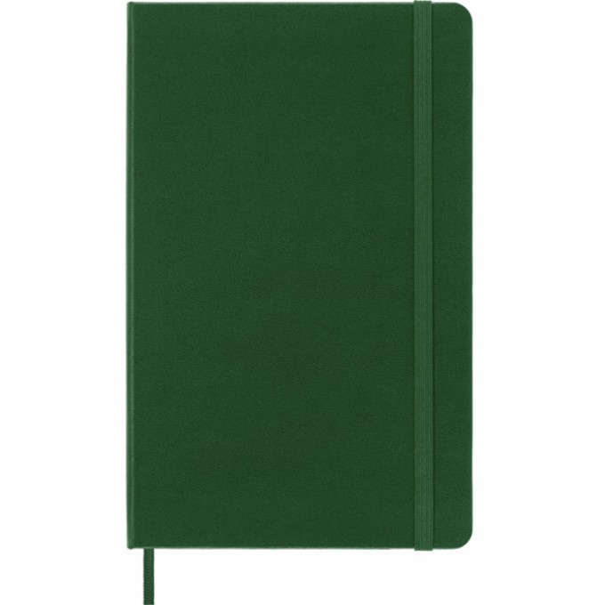 Notes MOLESKINE Classic L (13x21cm) w kropki, twarda oprawa, myrtle green, 240 stron, zielony
