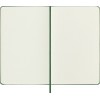 Notes MOLESKINE Classic L (13x21cm) w kropki, twarda oprawa, myrtle green, 240 stron, zielony