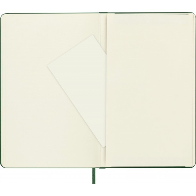 Notes MOLESKINE Classic L (13x21cm) w kropki, twarda oprawa, myrtle green, 240 stron, zielony
