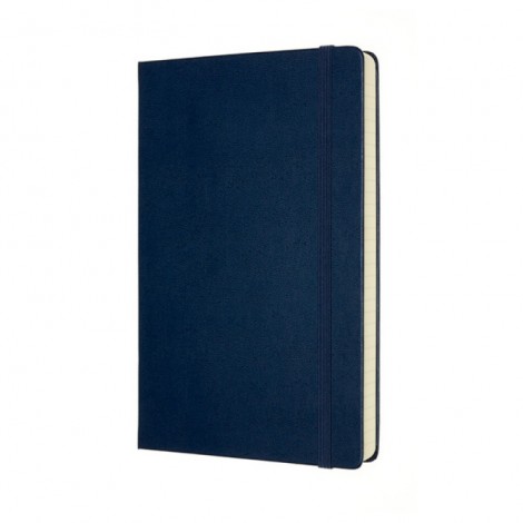 Notes MOLESKINE Classic L (13x21 cm) w linie, twarda oprawa, sapphire blue, 400 stron, niebieski