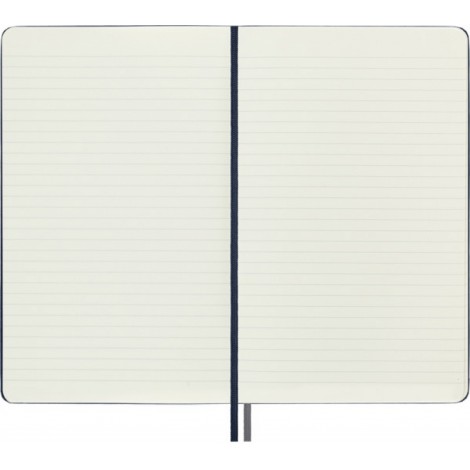 Notes MOLESKINE Classic L (13x21 cm) w linie, twarda oprawa, sapphire blue, 400 stron, niebieski