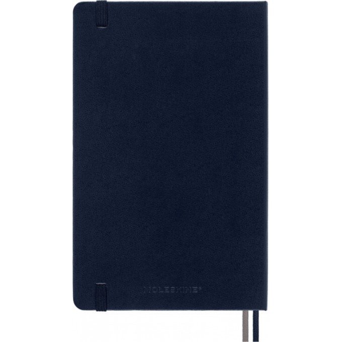 Notes MOLESKINE Classic L (13x21 cm) w linie, twarda oprawa, sapphire blue, 400 stron, niebieski