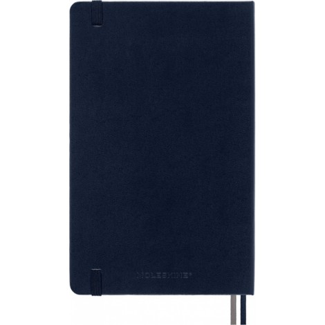 Notes MOLESKINE Classic L (13x21 cm) w linie, twarda oprawa, sapphire blue, 400 stron, niebieski