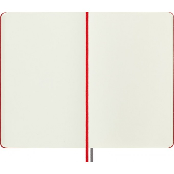 Notes MOLESKINE Classic L (13x21 cm) gładki, twarda oprawa, scarlet red, 400 stron, czerwony