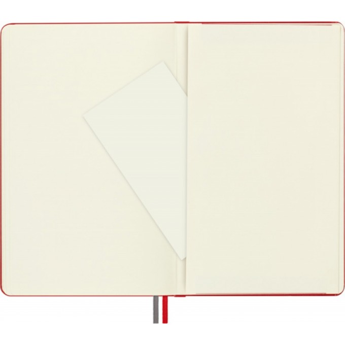 Notes MOLESKINE Classic L (13x21 cm) gładki, twarda oprawa, scarlet red, 400 stron, czerwony