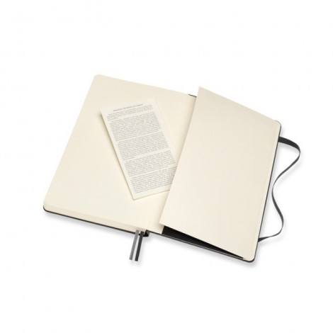 Notes MOLESKINE Classic L (13x21cm) w linie, twarda oprawa, 400 stron, czarny
