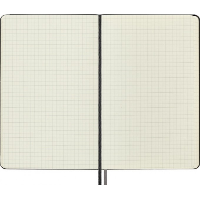Notes MOLESKINE Classic L (13x21cm) w kratkę, twarda oprawa, 400 stron, czarny