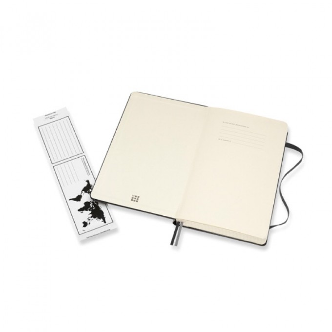 Notes MOLESKINE Classic L (13x21cm) w kratkę, twarda oprawa, 400 stron, czarny