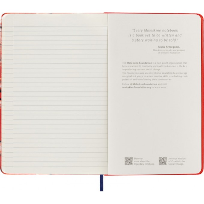 Notes MOLESKINE edycja limitowana Year of the Tiger L (13 × 21 cm) w linie, czerwony
