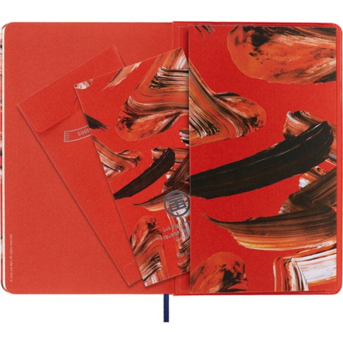 Notes MOLESKINE edycja limitowana Year of the Tiger L (13 × 21 cm) w linie, czerwony