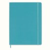 Notes MOLESKINE Classic XL (19x25 cm) w linie, twarda oprawa, reef blue, 192 strony, niebieski