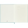 Notes MOLESKINE Classic XL (19x25 cm) w linie, twarda oprawa, reef blue, 192 strony, niebieski
