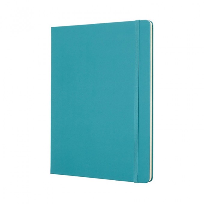 Notes MOLESKINE Classic XL (19x25 cm) w linie, twarda oprawa, reef blue, 192 strony, niebieski