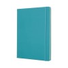 Notes MOLESKINE Classic XL (19x25 cm) w linie, twarda oprawa, reef blue, 192 strony, niebieski