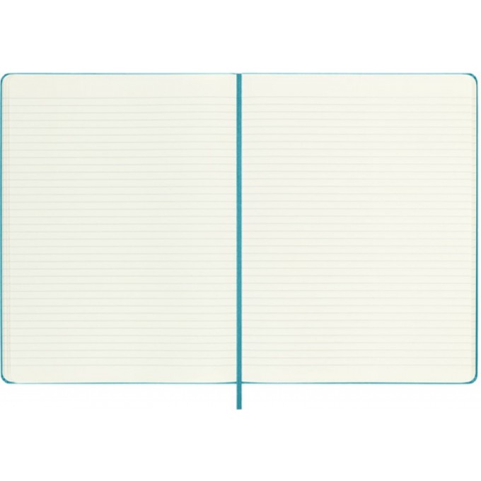 Notes MOLESKINE Classic XL (19x25 cm) w linie, twarda oprawa, reef blue, 192 strony, niebieski