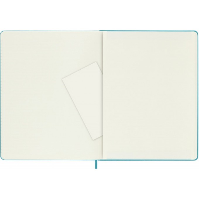 Notes MOLESKINE Classic XL (19x25 cm) w linie, twarda oprawa, reef blue, 192 strony, niebieski