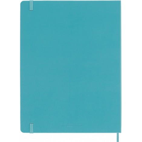 Notes MOLESKINE Classic XL (19x25 cm) w linie, twarda oprawa, reef blue, 192 strony, niebieski