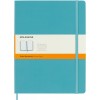 Notes MOLESKINE Classic XL (19x25 cm) w linie, twarda oprawa, reef blue, 192 strony, niebieski