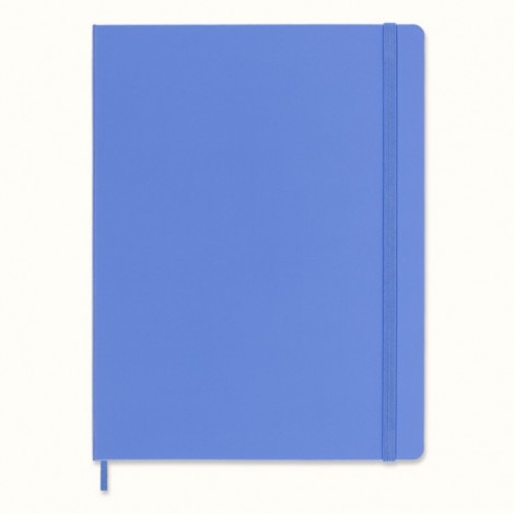 Notes MOLESKINE Classic XL (19x25 cm) w linie, twarda oprawa, hydrangea blue, 192 strony, niebieski