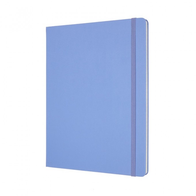 Notes MOLESKINE Classic XL (19x25 cm) w linie, twarda oprawa, hydrangea blue, 192 strony, niebieski