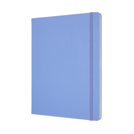 Notes MOLESKINE Classic XL (19x25 cm) w linie, twarda oprawa, hydrangea blue, 192 strony, niebieski
