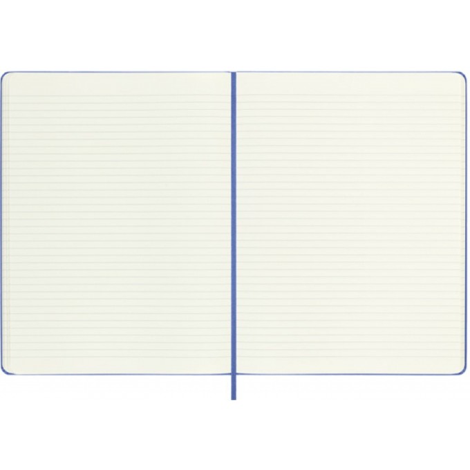 Notes MOLESKINE Classic XL (19x25 cm) w linie, twarda oprawa, hydrangea blue, 192 strony, niebieski