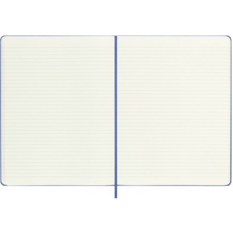 Notes MOLESKINE Classic XL (19x25 cm) w linie, twarda oprawa, hydrangea blue, 192 strony, niebieski