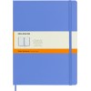 Notes MOLESKINE Classic XL (19x25 cm) w linie, twarda oprawa, hydrangea blue, 192 strony, niebieski