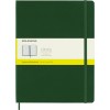 Notes MOLESKINE Classic XL (19x25cm) w kratkę, twarda oprawa, myrtle green, 192 strony, zielony