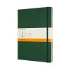 Notes MOLESKINE Classic XL (19x25cm) w linie, twarda oprawa, myrtle green, 192 strony, zielony