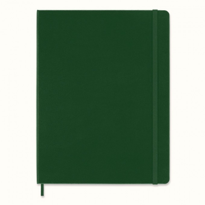 Notes MOLESKINE Classic XL (19x25cm) w linie, twarda oprawa, myrtle green, 192 strony, zielony
