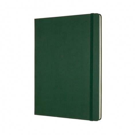 Notes MOLESKINE Classic XL (19x25cm) w linie, twarda oprawa, myrtle green, 192 strony, zielony