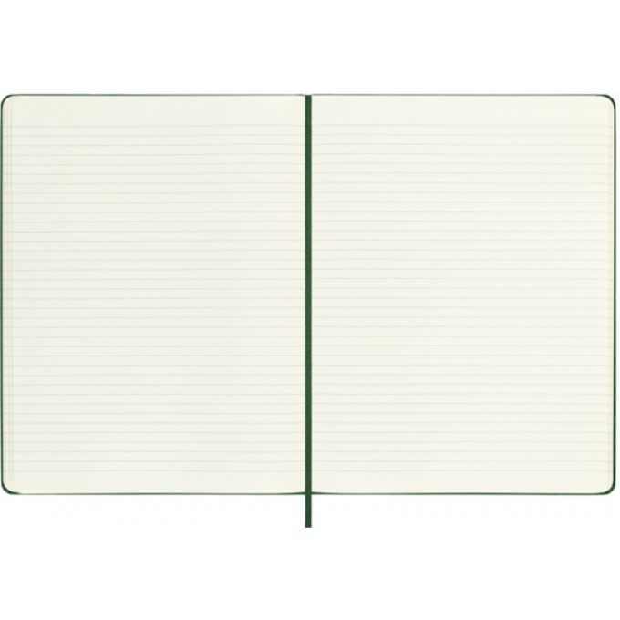 Notes MOLESKINE Classic XL (19x25cm) w linie, twarda oprawa, myrtle green, 192 strony, zielony