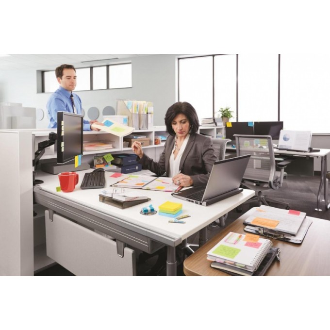 Zakładki indeksujące POST-IT® (684-ARR4), PP, 11,9x43,2mm, strzałka, 4x24 kart., mix kolorów neonowy