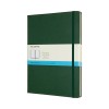 Notes MOLESKINE Classic XL (19x25cm) w kropki, twarda oprawa, myrtle green, 192 strony, zielony