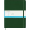 Notes MOLESKINE Classic XL (19x25cm) w kropki, twarda oprawa, myrtle green, 192 strony, zielony