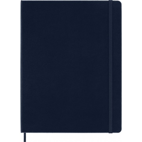 Notes MOLESKINE Classic XL (19x25cm) w linie, twarda oprawa, sapphire blue, 192 strony, niebieski